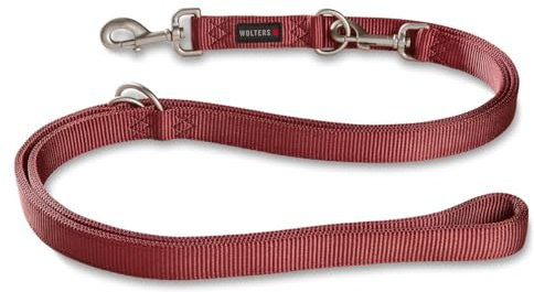 Wolters Führleine Professional, Farbe:rost rot, Größe:M 300 cm x 15 mm (extra lang)