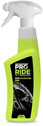 PRORIDE Bike Degreaser - Desengrasante Cadena Bicicleta - Limpiador Cadena Bici - Elimina Grasa y Suciedad - Pulverizador 650 ml