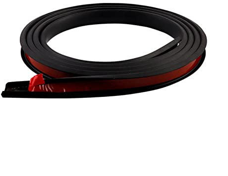 NEFSO 6 m U-Profil-Kantenleiste, PVC-Leiste, Flexible, Selbstklebende U-Leiste, für Schrank, Sperrholz, Tisch, Kantenschutz (Color : White, Size : 12mm) (Black 12mm)