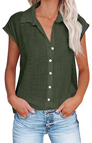 T Shirt Frauen Tunika Shirt Damen Oberteile Damen Sommer Große Größen Tshirt Bedrucken Musselin Bluse Damen Kurzarm Bluse Flieder Damen