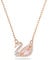 Swarovski Collier Swan Dazzling rosé