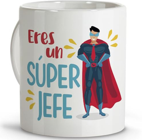 LolaPix Regalos para jefes. Tazas originales para regalar. Regalos para jefes. Taza jefe. Taza cerámica 330 ml.