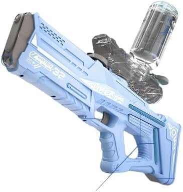 SDMAX Electric Water Guns For Summer, 32 Feet Water Blaster, Automatic Reload Water Gun, Easy To Use, Sturdy And Durable, Lightweight And Portable, Outdoor Play Toy, Red (BLUE)