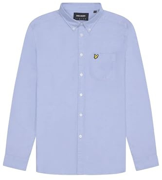 Lyle & Scott Oxford Hemd Herren – 100% Baumwolle | Button Down Kragen und Oxford Webart | XS-XXL