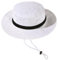 TOP-EX Sonnenhut mit breiter Krempe, Unisex, LSF 50, wasserdicht, verstellbar, atmungsaktiv, für Outdoor-Abenteuer, Wandern, Angeln, Safari, leicht verstaubar Weiß L/XL