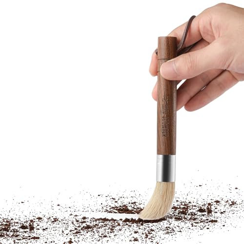 MHW-3BOMBER Barista Pinsel, Reinigungspinsel Kaffeepinsel für Siebträgermaschine, Kaffeevollautomat, Espressomaschine, Kaffeemühle, Küchenpinsel Barista Zubehör Modell: B5335
