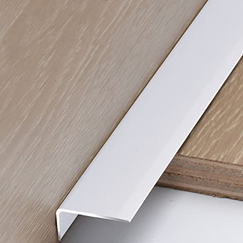 Stair Edge Nosing Trim Stair Nosing Protector, Step Edging/Edge Trim Floor Transition Profile Strips for Vinyl Wood Board Laminate, Metal L Molding Bar Wide 35Mm/D/120Cm (47.2In)