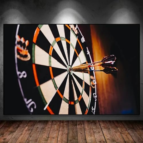 Dart Board Game Poster, abstraktes Leinwandgemälde, Wandkunst, Bilddruck, Moderne Wohnzimmer-Heimdekoration, 50x70cm, ungerahmt