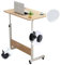 JANDTEK – Mesa con Ruedas y Altura Regulable 60x40cm | Escritorio Portátil – Ideal para Ordenador, Cama o Sofá