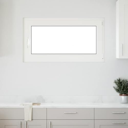 Brokky 4108369 Finestra Seminterrato RISOR 110x50 cm Anta Ribalta DIN Destra Finestra Seminterrato,Soluzione Ideale per Illuminare e Ventilare i Tuoi Spazi Sotterranei