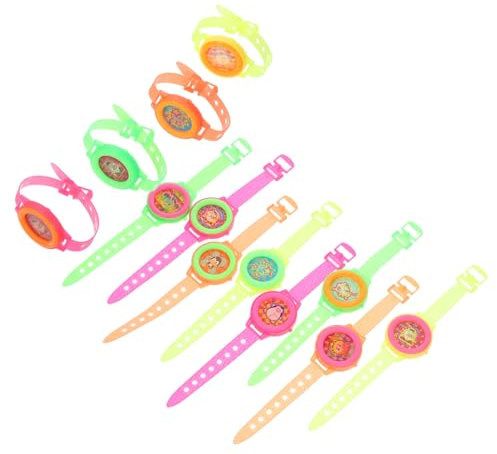 HEALSOPTHY 25 Stück Kinderspielzeug Labyrinth verwandeln Uhr kleines interaktives Armbanduhr Toys for Neuheit Uhrenspielzeug beobachten Plastik