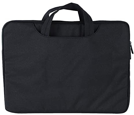 Cocoarm Sac pour Ordinateur Portable 15,6 Pouces Housse pour Ordinateur Portable Imperméable en Tissu Oxford Sac de Transport pour Ordinateur Portable avec Poignée, Housse pour (Black)