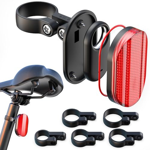 Soporte de bicicleta mejorado compatible con Samsung Smart Tag 2 y Air Tag, soporte oculto para asiento de bicicleta para Galaxy Smart Tag 2, reflectores de bicicleta impermeables para rastreador GPS