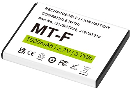 1000mAh Akku für AVM Fritz!Fon C5 / C4 / M2 / Fritzfon Telefon 312BAT006, 312BAT016, 312BAT006CS-FVM446CL