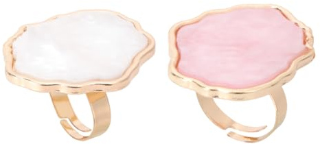 Housoutil Lot De 2 Palettes De Mélange Pour Ongles Palette Nail Art Bague Mini Format Portable Effet Coquillage Et Marbre Pour Manucure Salon De Beauté Fêtes Et Usage À Domicile