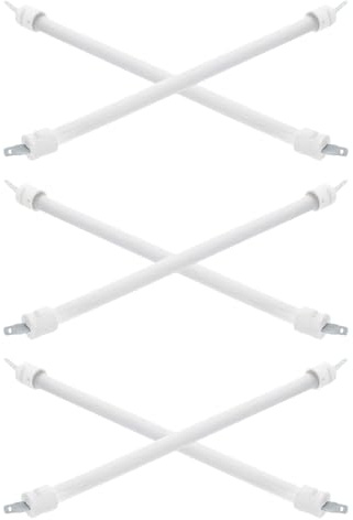 BESPORTBLE Lot de 6 Tubes Chauffants en Quartz pour Chauffage Infrarouge, Remplacement Rapide, Matériau Quartz et Céramique, pour Bureau et Usage Domestique