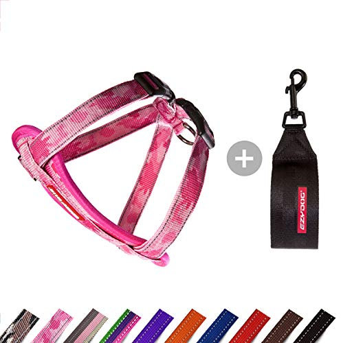 EzyDog Harnais baudrier de poitrine classique Rose Camo_XL