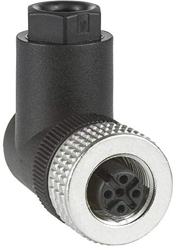 Schneider Electric XZCC12FCM40B Buchse, M12, 4-polig, abgewinkelt, Kabelverschraubung Pg 7