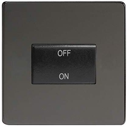 Varilight XDIFIBS Fan Isolator Switch Black Iridium Black