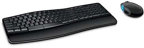 Microsoft Sculpt Comfort Desktop Keyboard and Mouse Set, UK Layout - Black