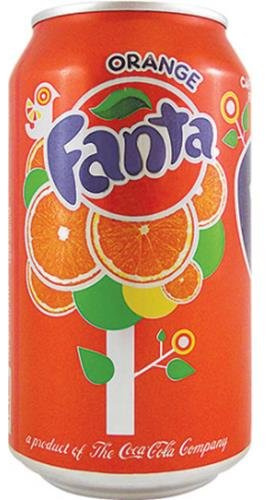 Fanta Orange 12 oz (355 ml) - 12 cans.