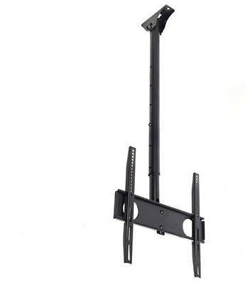 Maclean MC-631 TV Deckenhalterung 32-65 bis 50kg Neigbar Max. VESA 400x400 Höhenverstellbare Halterung auch für Dachschrägen