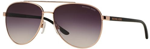 Michael Kors Damen Hvar 109936 59 Sonnenbrille, Gold (Rose Gold/Grey Rose Gradient)