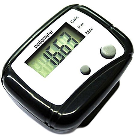 Pedometro LCD contapassi calorie chilometro contatore distanza percorsa intelligente pedometro tasca clip per contapassi contatore distanza fitness tracker