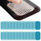 PAMASE 50 Stück/80 Stück Bauchmuskel-Stimulator-Trainings-Ersatz-Gel-Pads für Bauchmuskeltrainer, Zubehör für Bauchmuskeltraining, Toning-Gürtel