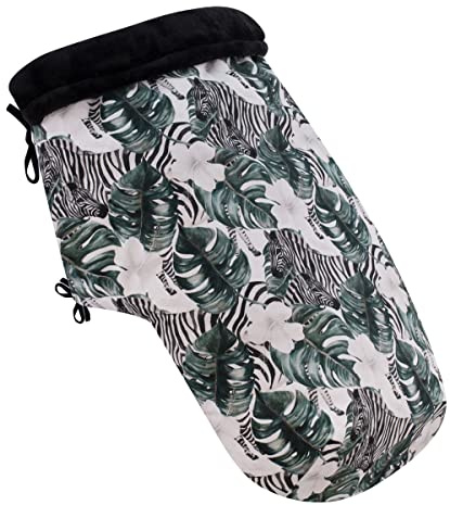 JYOKO Kids Universal Baby Fußsack Kinderwagen, Extra Weicher Fleece für den Winter (Zebra, Fleece - 80 cm)