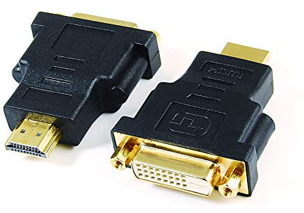 Excalibur Adaptateur HDMI mâle vers DVI-D Femelle (24 + 1) plaqué Or