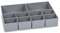 aidB NextGen Einsatzkasten Set 2+8 Kästen, 400 x 300 x 75 mm, ideal als Einsatz für Schubladen und NextGen Euroboxen