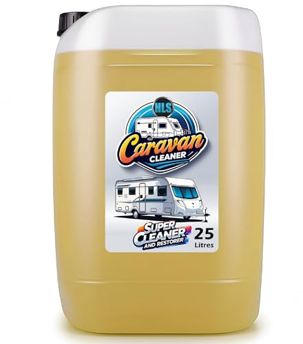 HLS Supplies 25L Caravan Cleaner & Black Streak Remover - Motorhome Cleaning Outside, Window and Roof
