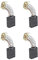 2 pares de escobillas de carbón para motor JM23000123 compatible con Makita LS1040 LS1040F LS1214 LS1214F LS1214L LS1018L MLS100