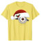 Despicable Me Minions Christmas Santa Hat Big Face T-Shirt
