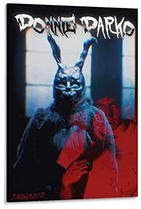 Kaninchen von Donnie Darko Suspenseful Sci-Fi Filmposter und Wandkunst, Bilderdruck, modernes Familien-Schlafzimmer, Dekor-Poster, 60 x 90 cm