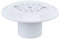 Siphon de Sol, Siphon de Piscine en Plastique avec Grille Anti-Blocage, Sortie d'eau de Piscine Durable, Accessoire de Vidange D'entrée d'eau de Piscine dans Le Sol pour Piscines, Sources Chaudes