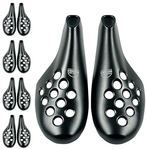 Fresh Flow Shoe Trees for Boots, Shoes & Sneakers | Travel Friendly & Light Weight Premium Plastic Shoe Tree | Shoe Care Products For Men & Women | Pack of 10 - Large