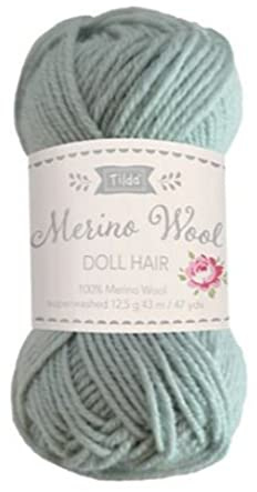 DOLL HAIR YARN SAGE - Yarn for Doll Hair: Sage: 12.5g - Tilda