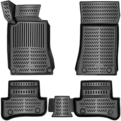 ELMASLINE 3D Gummimatten Set für Mercedes-Benz S-klasse (VII) (W223) 2020-2026 Limousine | Hoher Rand | Zubehör | Fußmatten