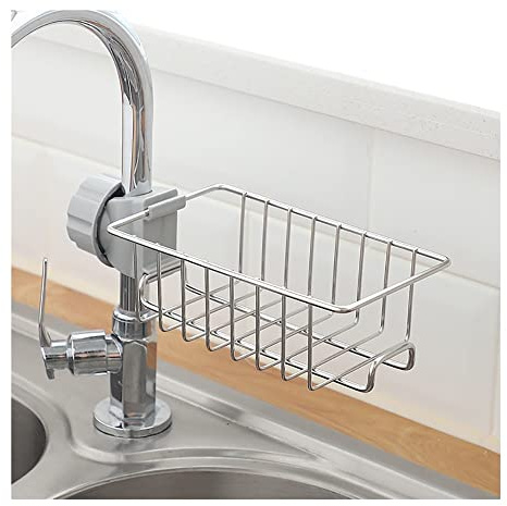 BIENKA 2 Pièces Etagère Douche Poteau Réglable Porte Shampoing Douche INOX Rangement Douche sans perçage