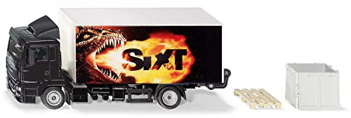 Siku SUPER Man LKW mit Kofferaufbau 10199700002, Gelb