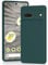YATWIN Silicone Case for Google Pixel 7A 5G, Soft-Touch, Shockproof, DustProof, Antiskid Full Body Armour Phone Cover for Google Pixel 7A 5G - Dark Green