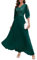 Wedtrend Abendkleider Lange Elegant Kleider Ballkleider Damen Lang Kleid Hochzeitsgast Damen Grün Trauzeugin Kleid WT0317 DarkGreen L