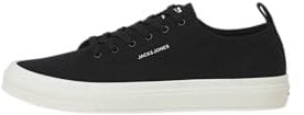 JACK & JONES Men's Jfwbayswater Noos Canvas Sneakers, Charcoal, 9 UK