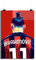 25 Artstreet Zlatan Ibrahimovicposter | Ac Milan | Fußballlegende | Sport-Wand-Dekor | Fußball-Ikone | Abstrakte Kunst (50x70)