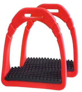 German Riding Steigbügel Little Star Crazy Colour, Paar (rot)