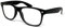 WS UK Adults Clear Lens Glasses - Unisex with UV400 Protection (Matte Black)