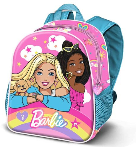 KARACTERMANIA Unisex Kinder 07438 Kleiner 3D Rucksack Rainbow, Rosa, Einheitsgröße