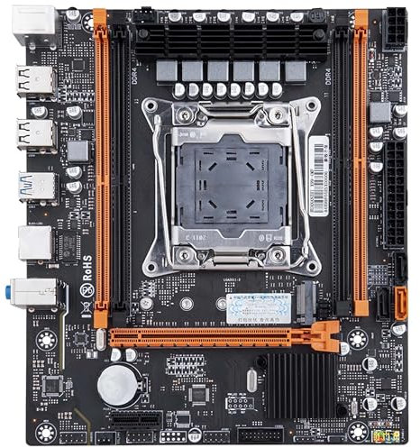 Simpletek - Placa Base Compatible X99-4MF Intel LGA2011-3 mATX Chipset H81 | 4 Ranuras RAM DDR4 | Sin Tarjeta gráfica integrada